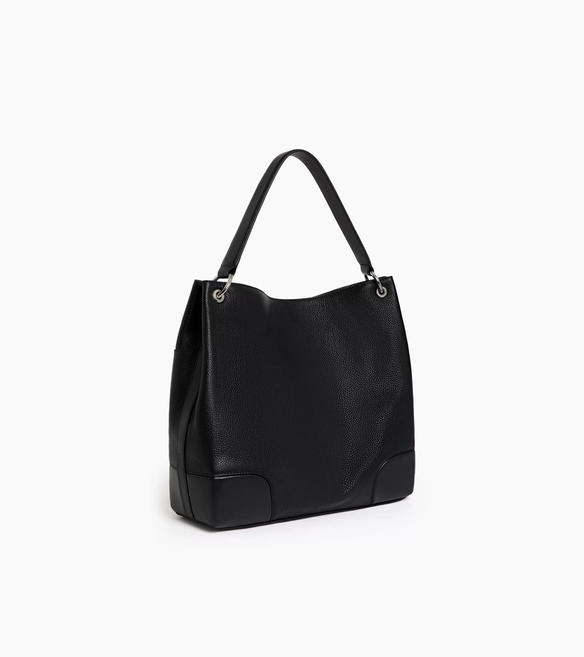 grand_sac_hobo_romy_en_cuir_grain_et_lisse__black_3.webp Femme Le Tanneur Grand sac hobo Romy en cuir grainé et lisse - Black