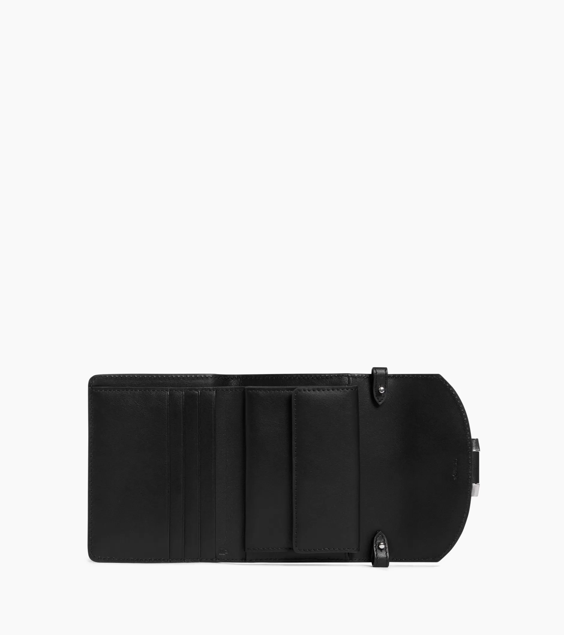 Femme Le Tanneur Porte cartes à bandoulière amovible Pia en cuir lisse - 1