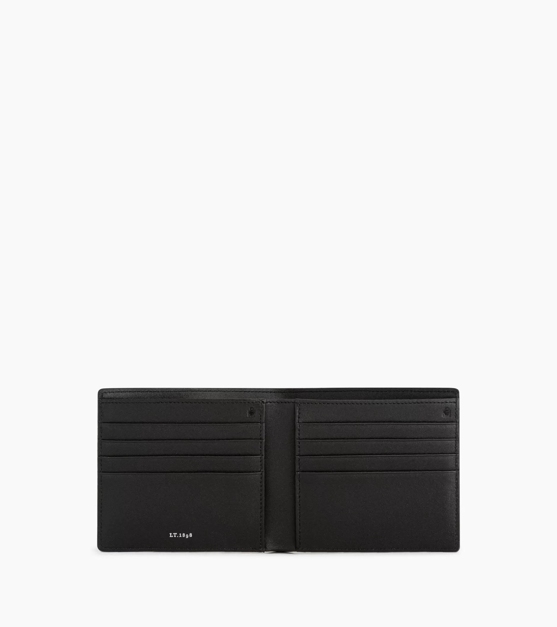 Homme Le Tanneur Porte cartes avec poche billets Emile en cuir grainé - Black