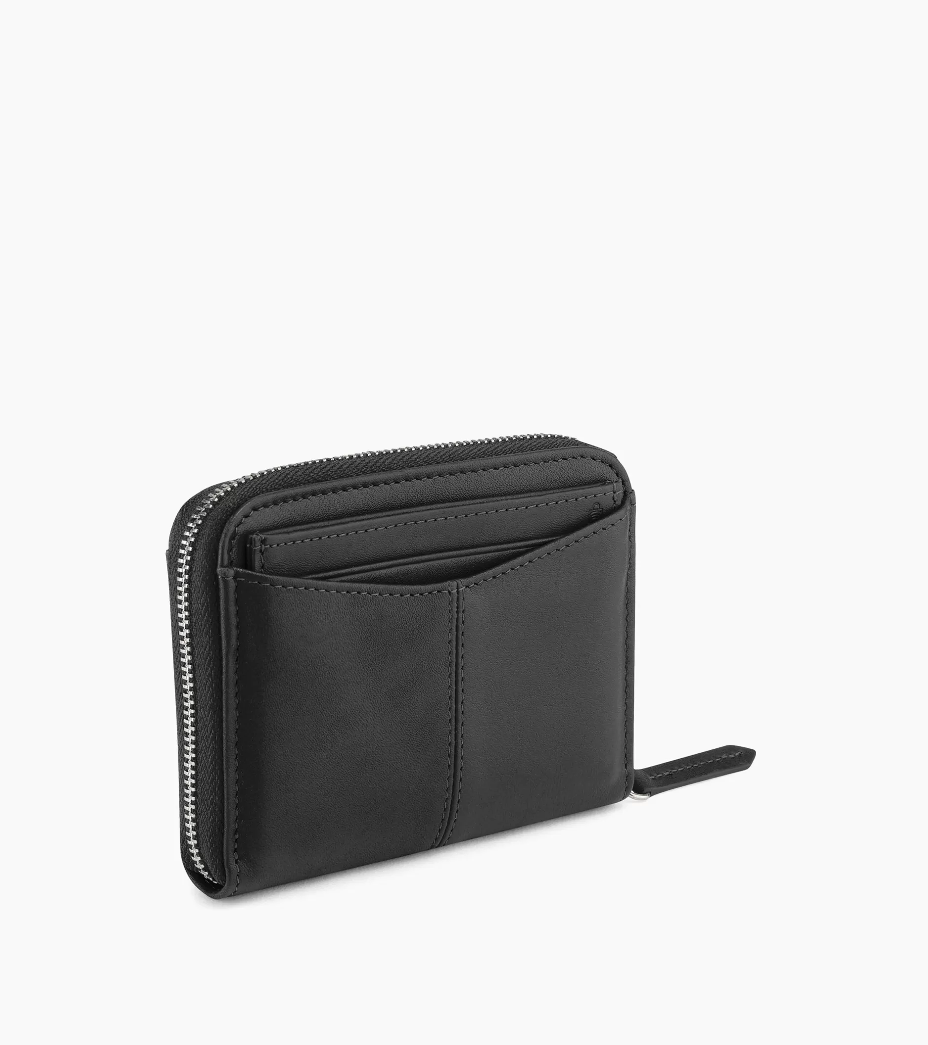 porte_monnaie_zipp_avec_porte_cartes_amovible_charlotte_en_cuir_lisse__black_4.webp Femme Le Tanneur Porte monnaie zippé avec porte cartes amovible Charlotte en cuir lisse - Black
