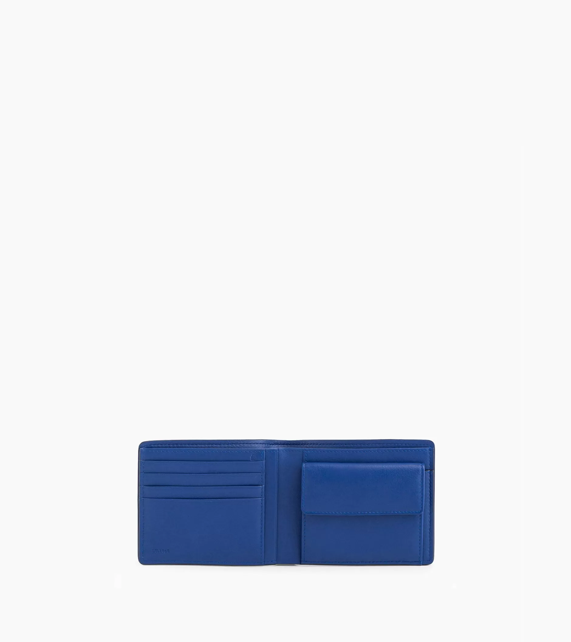 Homme Le Tanneur Portefeuille horizontal poche monnaie à rabat Augustin en cuir grainé - Black Le Bleu