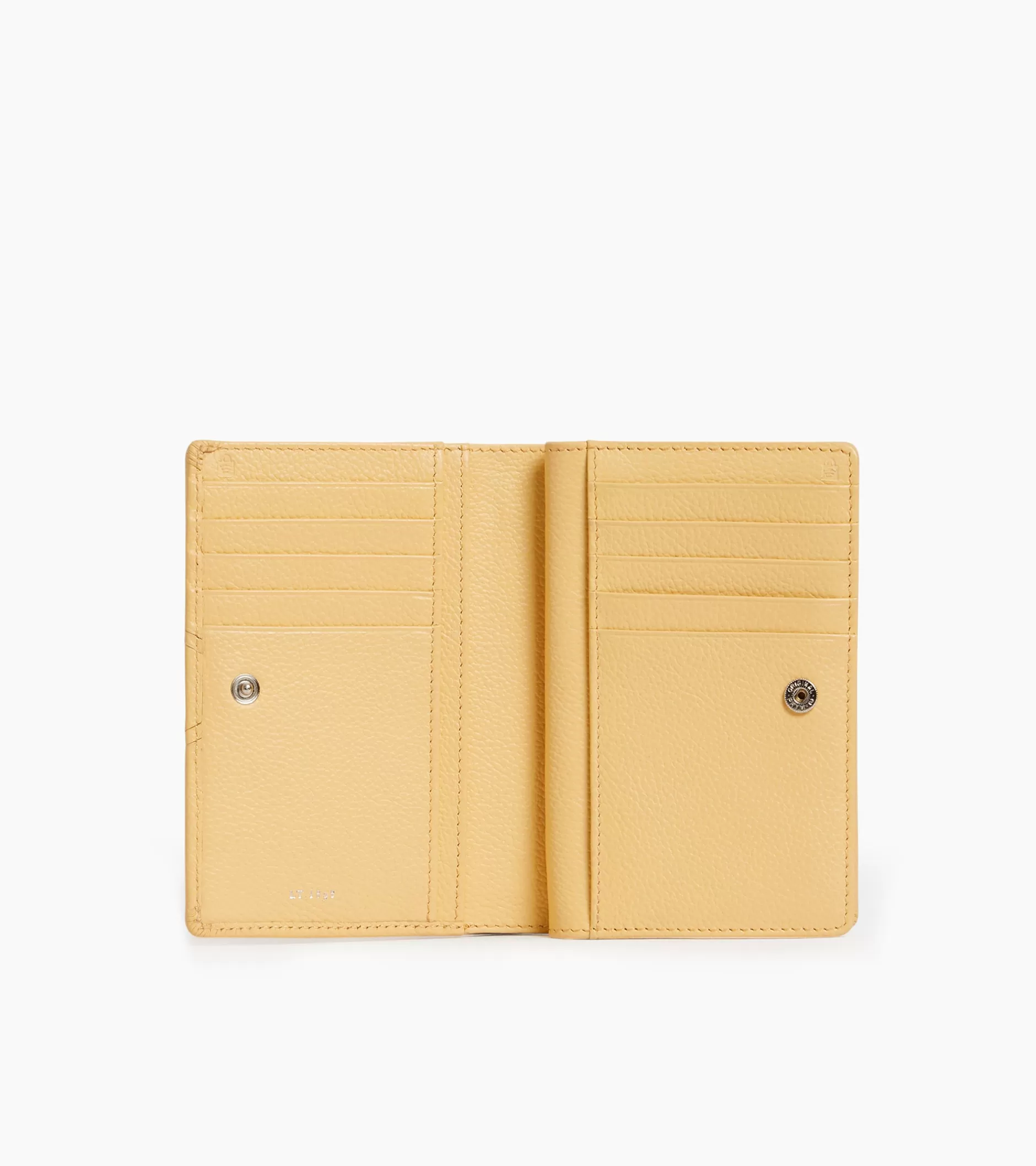 Femme Le Tanneur Portefeuille moyen modèle Ella en cuir grainé - AURORE